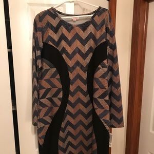 Lularoe Elegant Collection Debbie Dress Size 3xl